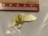Swooping Bald Eagle Lapel Hat Pin EI