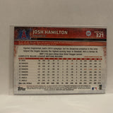 #321 Josh Hamilton Los Angeles Angels 2015 Topps Series 1 Baseball Card I2
