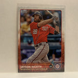 #6 Jayson Werth Washington Nationals 2015 Topps Series 1 Baseball Card I2