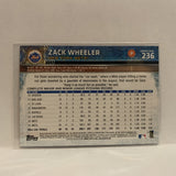 #236 Zack Wheeler New York Mets 2015 Topps Series 1 Baseball Card I2