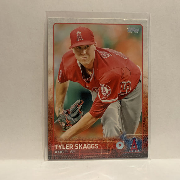 #74 Tyler Skaggs Los Angeles Angeles 2015 Topps Series 1 Baseball Card I2