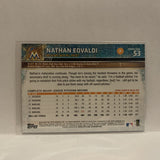 #53 Nathan Eovaldi Miami Marlins 2015 Topps Series 1 Baseball Card I2