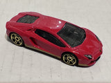 Red Lamborghini Aventador LP 700-4 L12 2011 Hot Wheels Diecast Car