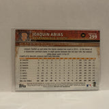 #299 Joaquin Arias San Francisco Giants 2015 Topps Series 1 Baseball Card I2