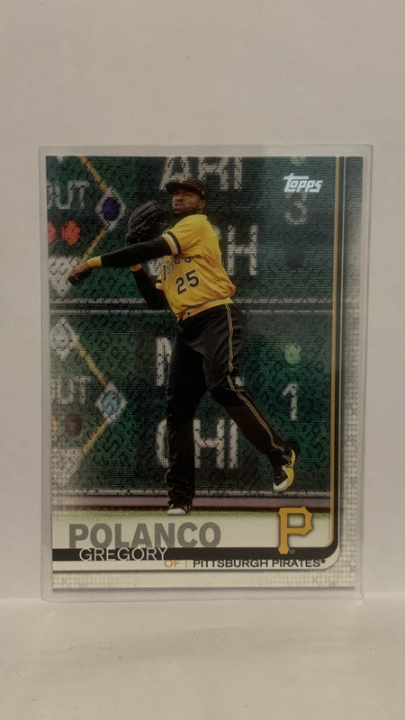 #198 Gregory Polanco Pittsburgh Pirates 2019 Topps Series 1 Baseball Card