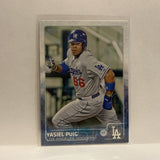 #350 Yasiel Puig  Los Angeles Dodgers 2015 Topps Series 1 Baseball Card I2