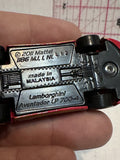 Red Lamborghini Aventador LP 700-4 L12 2011 Hot Wheels Diecast Car
