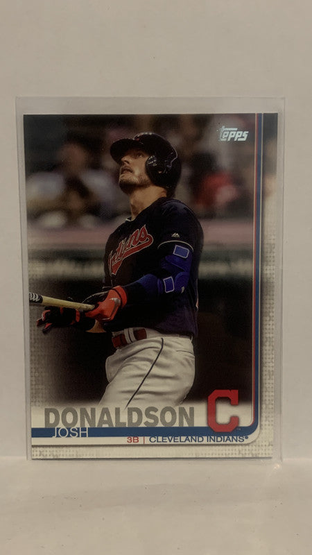 #34 Josh Donaldson Cleveland Indians 2019 Topps Series 1 Baseball Card