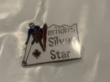 Vernon's Silver Star Logo Lapel Hat Pin BU