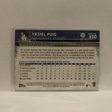#350 Yasiel Puig  Los Angeles Dodgers 2015 Topps Series 1 Baseball Card I2