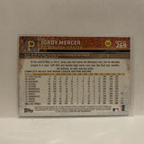 #269 Jordy Mercer Pittsburgh Pirates 2015 Topps Series 1 Baseball Card I2