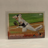 #136 Manny Machado Baltimore Orioles 2015 Topps Series 1 Baseball Card I2