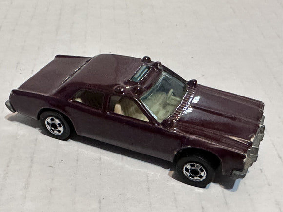 Red Police Car 1977 Hot Wheels Diecast Car