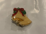 Christmas Bells Lapel Hat Pin BV