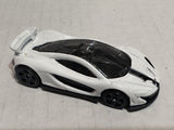 White Mclaren P1 CFH20 L03 2016  Hot Wheels Diecast Car