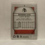 #36 Brandon Saad Red Chicago Blackhawks2018-19 OPC Coast to Coast Hockey Card KD