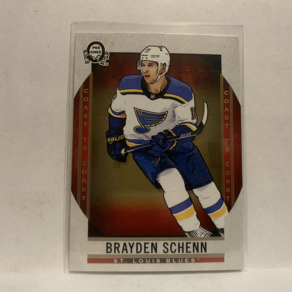 #47 Brayden Schenn St Louis Blues2018-19 OPC Coast to Coast Hockey Card KD