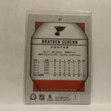 #47 Brayden Schenn St Louis Blues2018-19 OPC Coast to Coast Hockey Card KD