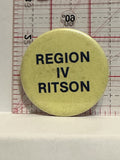 Region IV Ritson Button Pinback