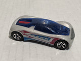 White Nitrium  Hot Wheels Diecast Car