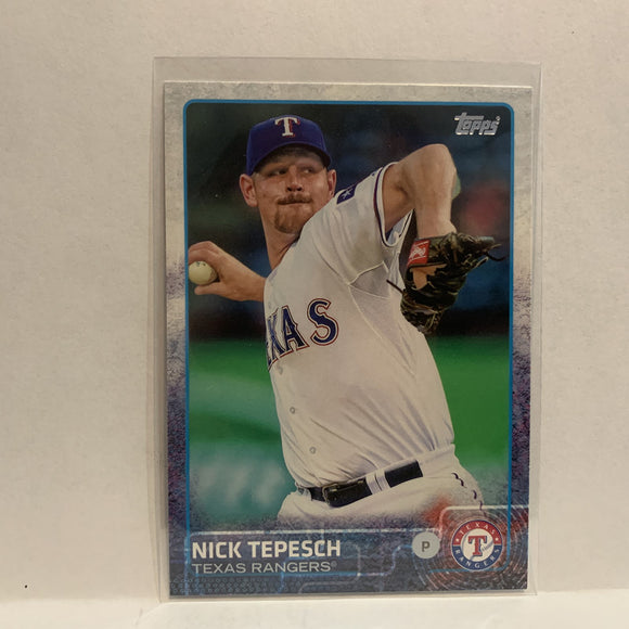 #82 Nick Tepesch Texas Rangers 2015 Topps Series 1 Baseball Card I3