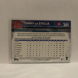 #201 Tommy La Stella Atlanta Braves 2015 Topps Series 1 Baseball Card I3