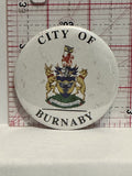 City of Burnaby Button Pinback