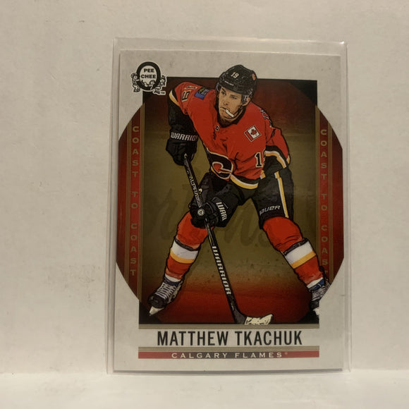 #95 Matthew Tkachuk Calgary Flames2018-19 OPC Coast to Coast Hockey Card KE