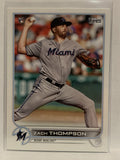 #227 Zach Thompson Rookie Miami Marlins 2022 Topps Series One Baseball Card MLB