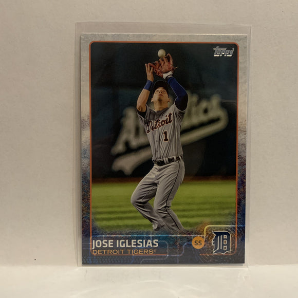 #239 Jose Iglesias Detroit Tigers 2015 Topps Series 1 Baseball Card I3