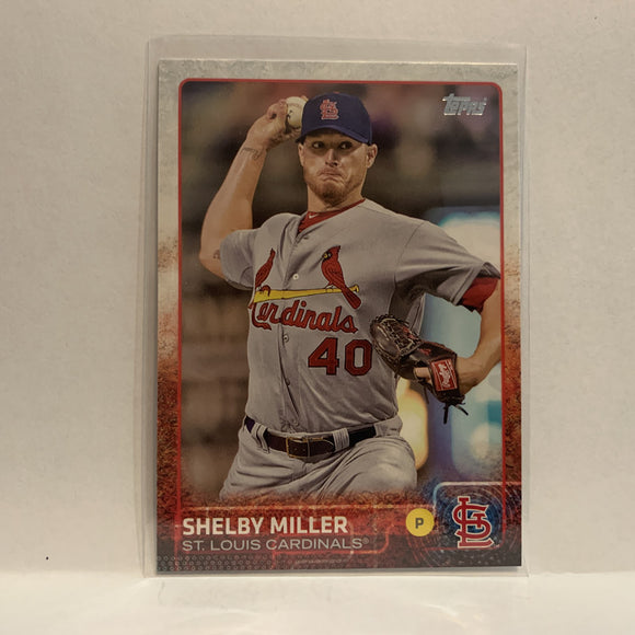 #220 Shelby Miller St Louis Cardinals 2015 Topps Series 1 Baseball Card I3