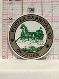 Winter Carnival '85 Okotoks Button Pinback