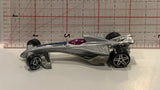 Grey Greased Lightnin Hot Wheels Toy Diecast Car