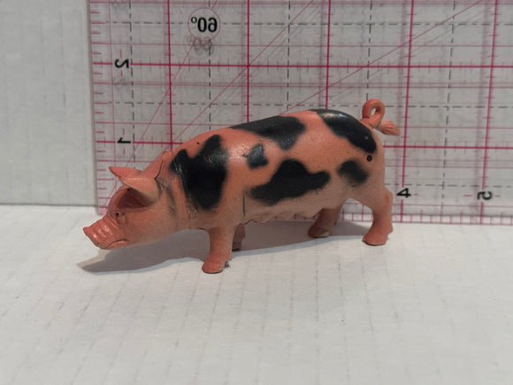 Pink Spotted Pig Hog  Toy Animal