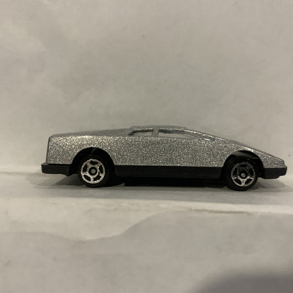 Silver Stock Lamborghini Racer Unbranded Diecast Car EJ