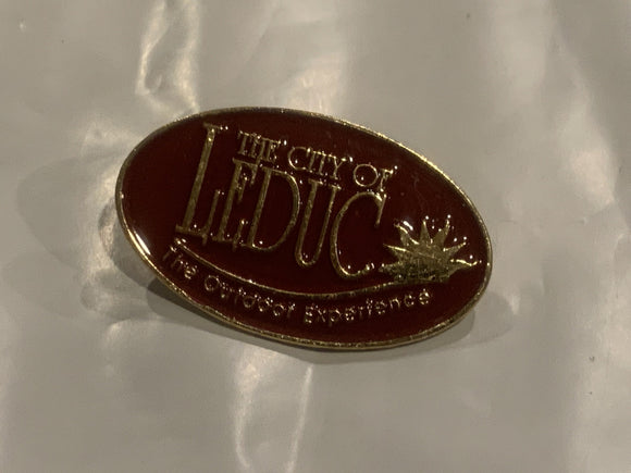 The City of Leduc The Outdoor Experience Lapel Hat Pin BV