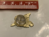 Black Unicorn Lapel Hat Pin EJ