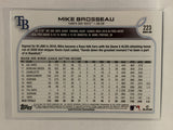 #223 Mike Brosseau Tampa Bay Rays 2022 Topps Series One Baseball Card MLB