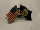 USA United States Navy Friendship Flags Lapel Hat Pin EJ