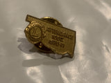 Lions Club 100% Attendance 1970 1971 Lapel Hat Pin BV