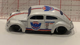 White Volkswagen Beetle Maisto Toy Diecast Car