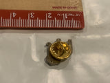 Bulldog Dog Lapel Hat Pin BW