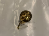 Golden Rose Flower Lapel Hat Pin BW