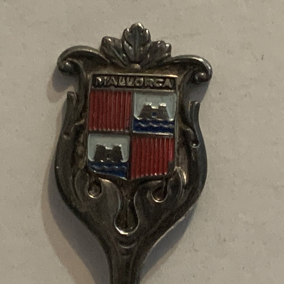 Mallorca Island of Spain Crest Emblem Collectable Souvenir Spoon AA