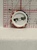 USA American Flag Button Pinback