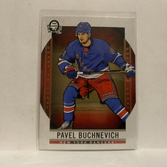 #59 Pavel Buchnevich New York Rangers2018-19 OPC Coast to Coast Hockey Card KF