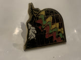 Northern Lights Window Scene Lapel Hat Pin EK