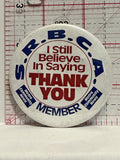 SRBCA Member Button Pinback