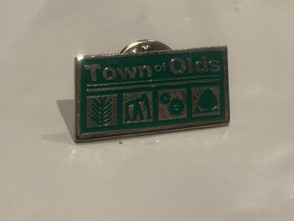 Town of Olds Logo Lapel Hat Pin EK