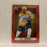#109 P.K. Subban Superstars Red Minnesota Wild2018-19 OPC Coast to Coast Hockey Card KF